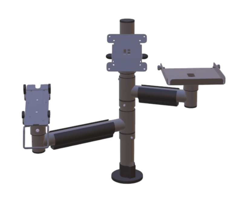Kit POSPOLE V5 pentru POS/Monitor + Terminal de Plati Universal +  Imprimanta