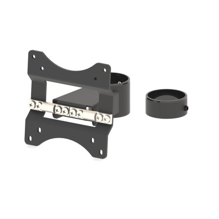Suport Monitor VESA 75/100 POSPOLE, Versiune Scurtă, Montare pe 45mm, Balama cu Fricțiune