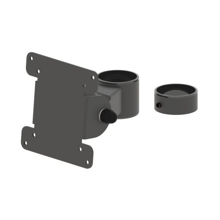 Suport Monitor VESA 75/100 POSPOLE, Versiune Scurtă (60mm), Montare pe 45mm