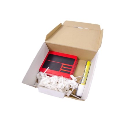 Etichete preț pentru vitrine frigorifice 90x75 mm – Kit 30 plăcuțe + marker