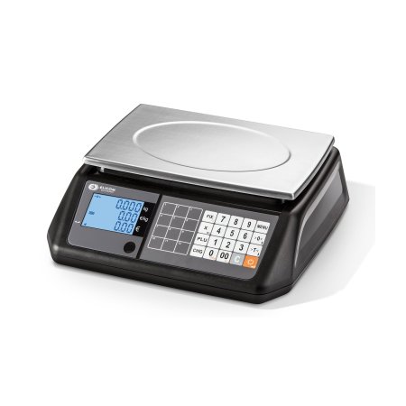 Cantar Comercial ELICOM S300FM 15-30KG - Negru/Alb