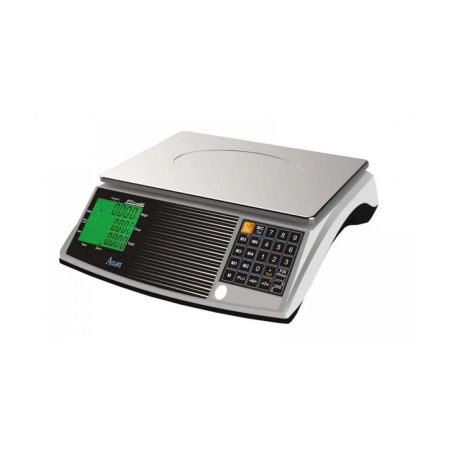 Cantar comercial ACLAS PS6X 15/30kg, Pe baterii, Verificat Metrologic