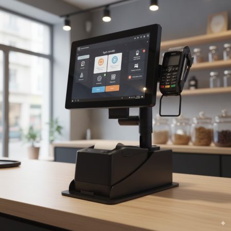 Sistem POS-Kiosk Hibrid MUULOX | 15.6'', Intel i3, Self-Service