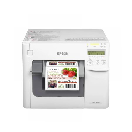 Imprimanta etichete autoadezive color Epson ColorWorks C3500, cutter, disp., USB, Ethernet, NiceLabel, white