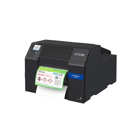 Imprimanta etichete autoadezive color Epson ColorWorks CW-C6000Ae, 216mm, cutter, disp., USB, Ethernet