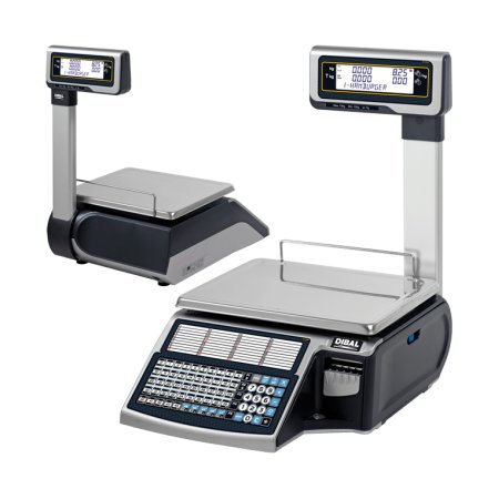 Cantar cu etichetare DIBAL 500 MISTRAL 545, 15/30kg, BRAT, Verificat metrologic