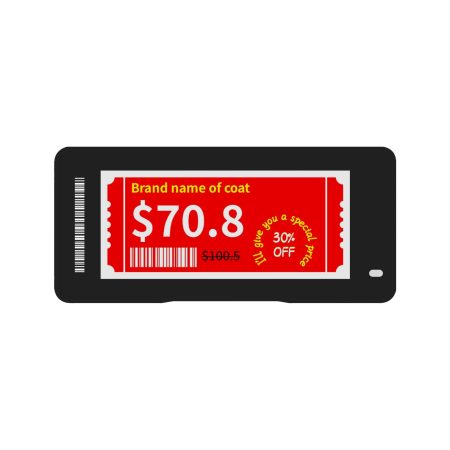 Eticheta electronica de pret MUULOX MXCF29S(W/B), 2.9", NFC, LED, 4 culori