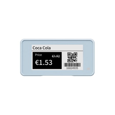 Eticheta electronica de pret MUULOX MX9826SF, 2.66", NFC, LED, Freezer, 2 culori
