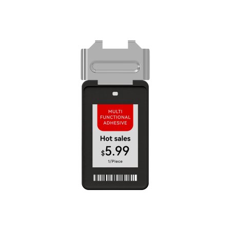 Eticheta electronica de pret MUULOX MX9813STB(W/B), 1.3", NFC, LED, 4 culori