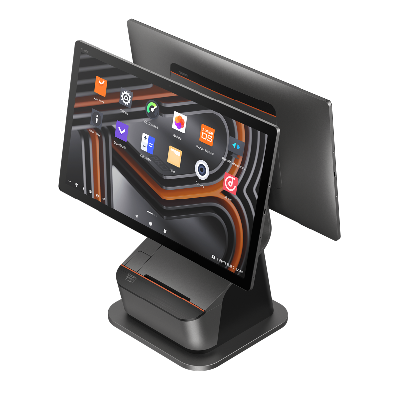 POS All-In-One SUNMI T3, 15,6'', Imprimanta 80mm, BT, Ethernet, Wi-Fi, NFC, Android GMS EDLA - imagine 2