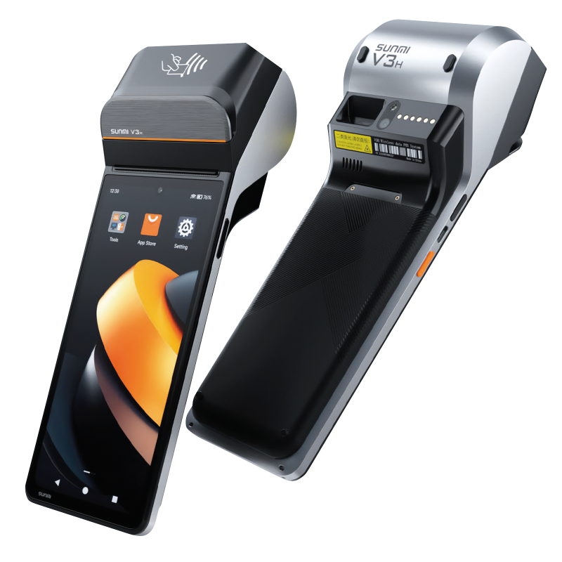 Terminal Mobil Sunmi V3H, SCANNER 2D, GPS, BT, Wi-Fi, eSIM, 4G, NFC, Android GMS EDLA