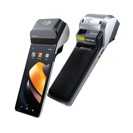 Terminal Mobil Sunmi V3H, GPS, BT, Wi-Fi, eSIM, 4G, NFC, Android GMS EDLA