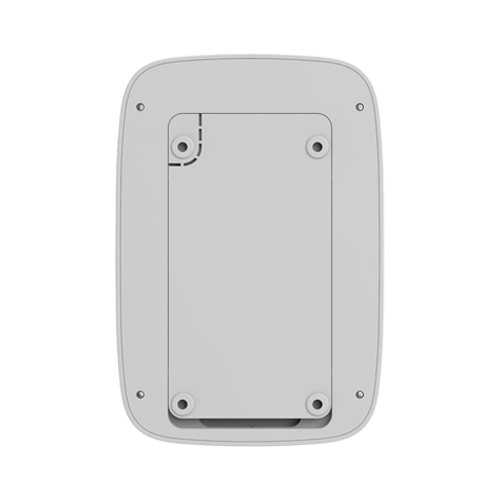 Tastatura cu cititor carduri, wireless, alb - AJAX - imagine 4