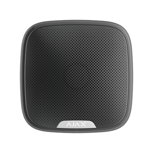 Sirena de exterior, wireless, negru - AJAX