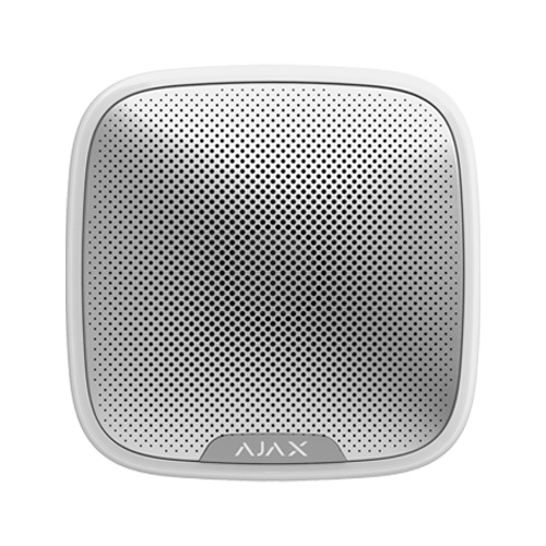 Sirena de exterior, wireless, alb - AJAX