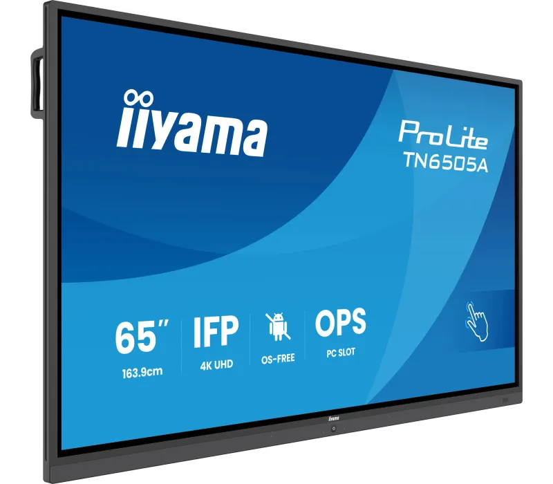 Monitor interactiv de 65" iiyama TN6505A-B1AG 4K IPS LED /VGA, HDMI, DP, USB-C/ Difuzoare