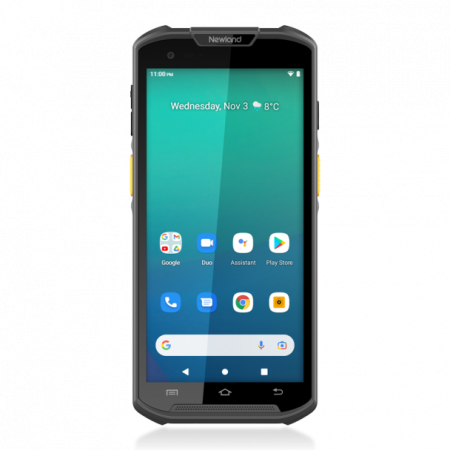 Terminal mobil Newland MT93 Standard Plus, CMOS, CM66, 2D, 14 cm (5.5''), GPS, USB-C, BT, Wi-Fi, 4G, NFC, Android, kit, GMS