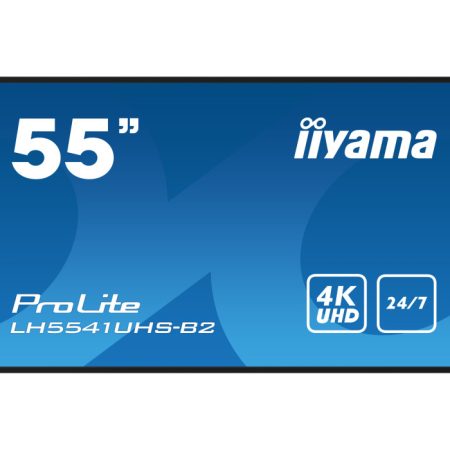 Ecran DigitalSignage iiyama LH5560UHS-B2AG 55" ELED VA 4K, 500cd/m2, Android11, iisignage2, 24/7, 3xHDMI