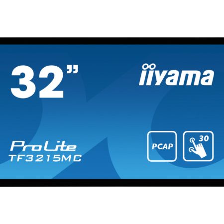 Monitor cu ecran tactil iiyama ProLite TF3215MC-B2 /VGA, HDMI, DP/ IP65, LED, Incorporabil