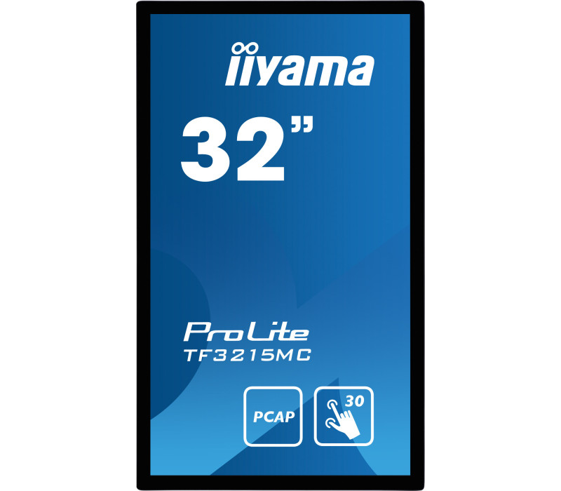 Monitor cu ecran tactil iiyama ProLite TF3215MC-B2 /VGA, HDMI, DP/ IP65, LED, Incorporabil