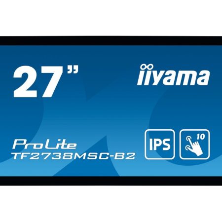 Monitor cu ecran tactil iiyama ProLite TF2738MSC-B2 27" IPS LED IPX1 OpenFrame, incorporabil