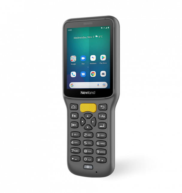 Terminal mobil Newland MT37 Baiji Series, 2D, 7.1cm (2.8''), GPS, USB-C, BT, Wi-Fi, 4G, NFC, Android, kit, GMS