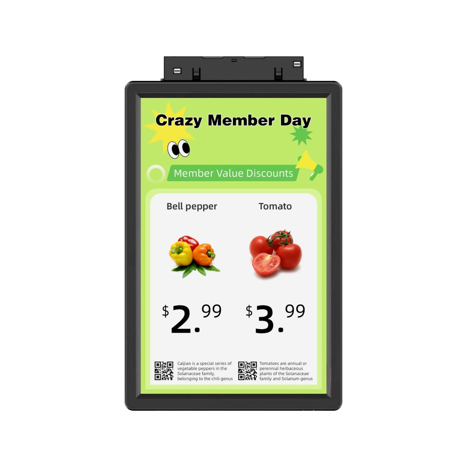 Display pentru raft - Digital Signage MUULOX MXCS101D 10", LCD,, Wi-Fi, BT, Dublu