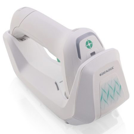 Cititor cod de bare Medical Datalogic Gryphon GBT4600 HC, BT, 2D, HP, BT (BLE), kit (USB), Qi, alb