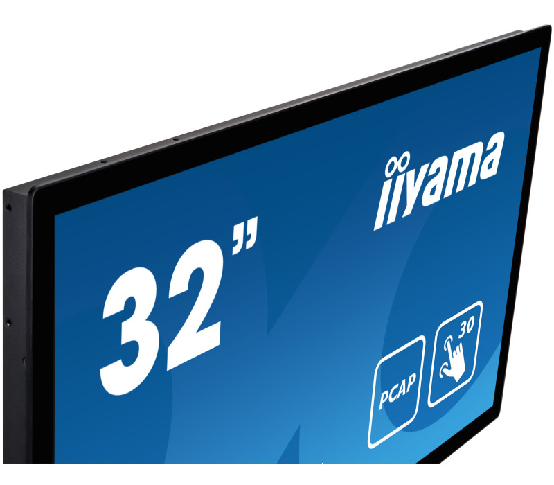 Monitor cu ecran tactil iiyama ProLite TF3215MC-B2 /VGA, HDMI, DP/ IP65, LED, Incorporabil
