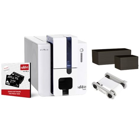 Imprimanta card Evolis Edikio Flex, single sided, 12 dots/mm (300 dpi), USB, Ethernet, kit (USB)