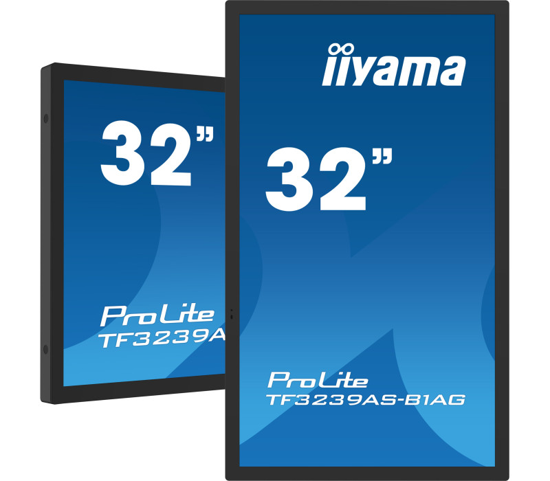 Monitor interactiv de prezentare iiyama TF3239AS-B1AG 32" IPS LED /HDMI, DP, Android/ iiSignage², eShare, IP65, 24/7
