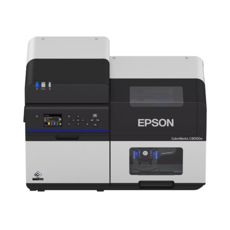 Imprimanta etichete autoadezive color Epson ColorWorks C8000e, cutter, disp., USB, Ethernet, kit (USB)