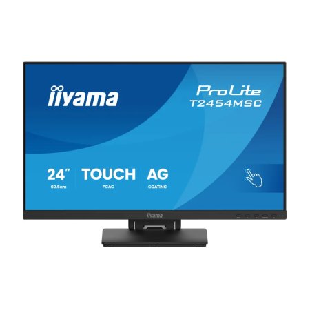 Monitor cu ecran tactil iiyama ProLite T2454MSC-B3AG IPS LED de 24" /HDMI, DP, difuzoare/ cu strat antiorbire