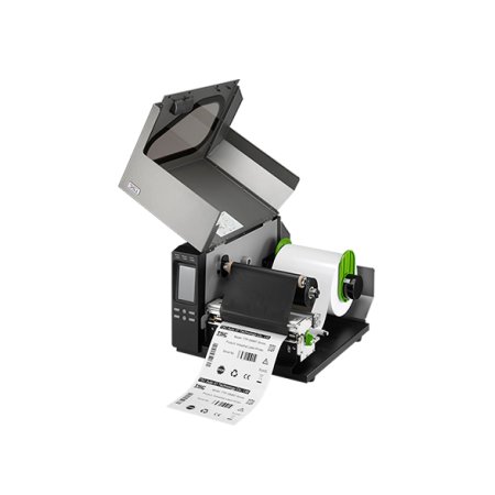 Imprimanta industria de printare etichete TSC TTP-384MT, 12 dots/mm (300 dpi), RTC, display, TSPL-EZ, USB, RS232, LPT, Ethernet