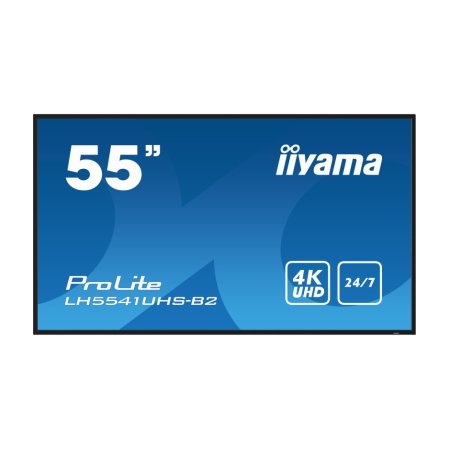 Ecran DigitalSignage iiyama LH5560UHS-B2AG 55" ELED VA 4K, 500cd/m2, Android11, iisignage2, 24/7, 3xHDMI