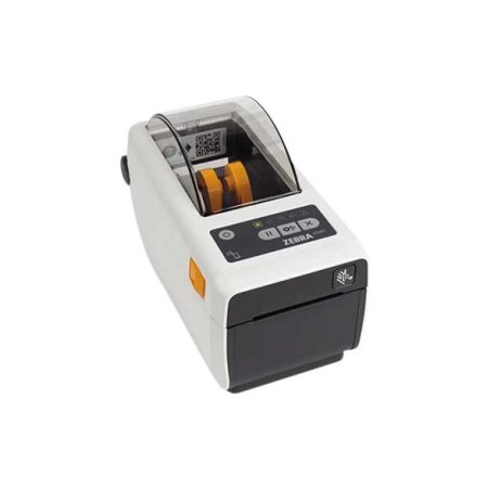 Imprimanta etichete Zebra ZD411-HC, 8 dots/mm (203 dpi), RTC, USB, USB Host, BT (BLE), Ethernet, EPLII, ZPLII, kit (USB), white