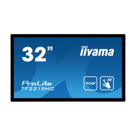 Monitor cu ecran tactil iiyama ProLite TF3215MC-B2 /VGA, HDMI, DP/ IP65, LED, Incorporabil