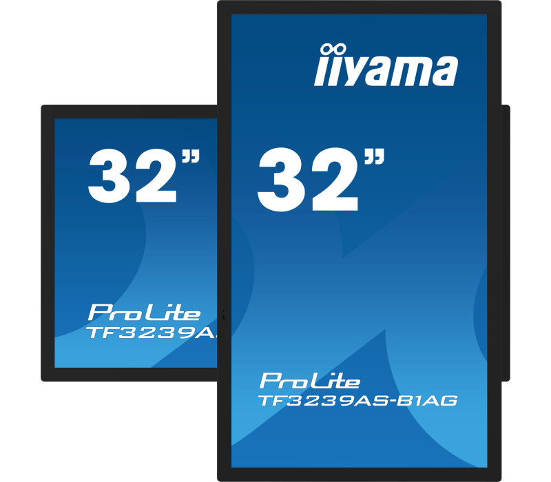 Monitor interactiv de prezentare iiyama TF3239AS-B1AG 32" IPS LED /HDMI, DP, Android/ iiSignage², eShare, IP65, 24/7