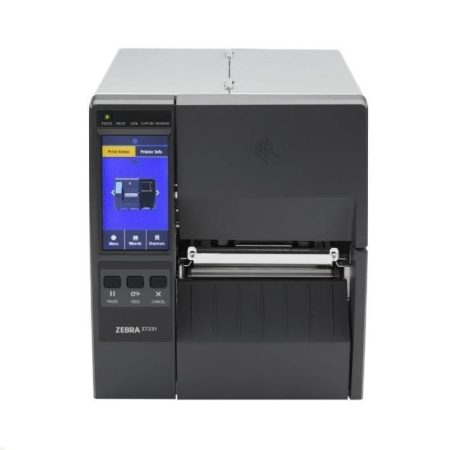 Imprimanta etichete industriala Zebra ZT231T, 8 dots/mm (203 dpi), cutter, display, USB, USB Host, RS232, BT (BLE), Ethernet, EPL, ZPL, ZPLII
