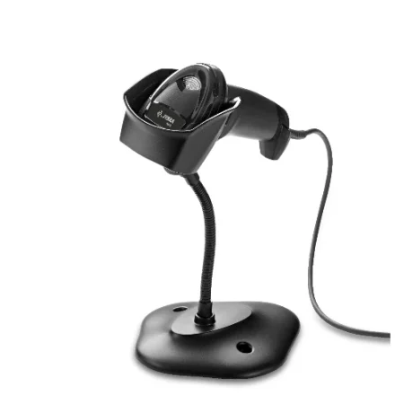 Cititor cod de bare Zebra DS4608, OCR, 2D, SR, USB, RS232, kit (USB), black, Stand