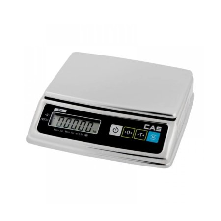 Cantar de verificare si numarare CAS PWII INOX, 2.5/5Kg, Verificare metrologica
