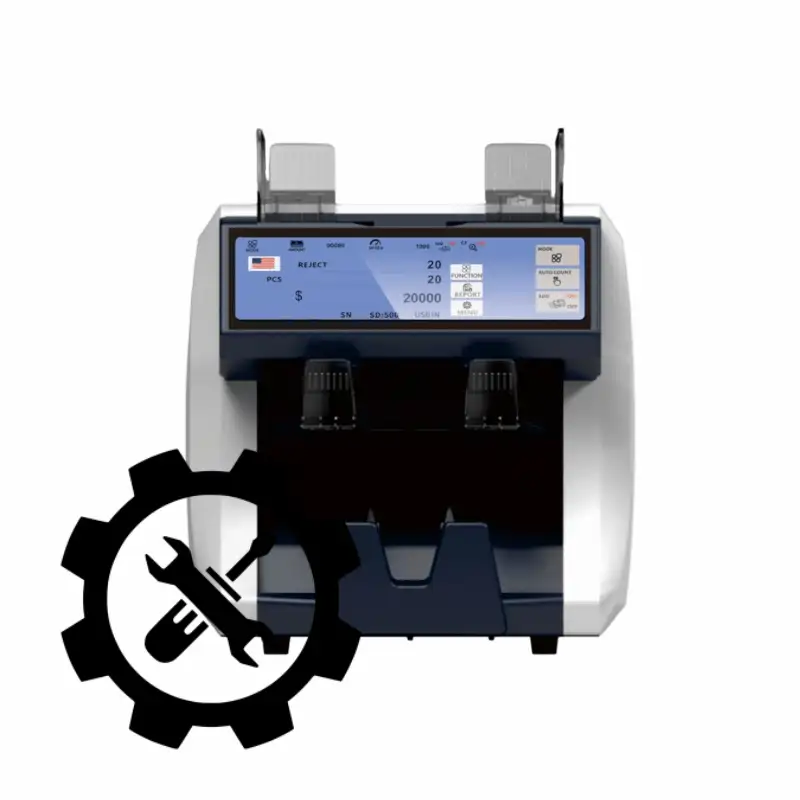 Curățare și reglare mașină de numărat bani
