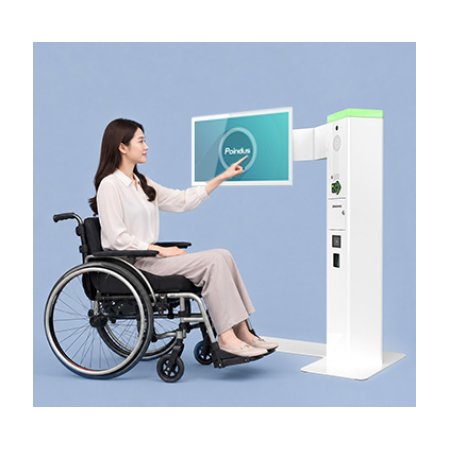 Kiosk AccessONE interactiv pentru persoane cu dizabilitati