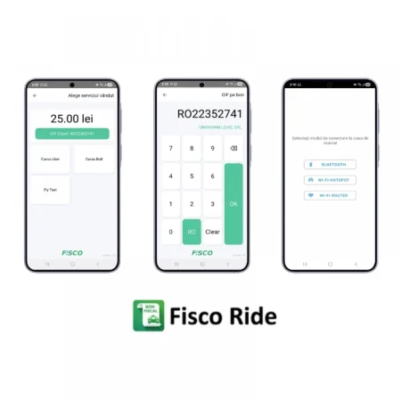 Licență FiscoRide Uber / Bolt, pentru case de marcat Tremol, Bluetooth, WiFi, HotSpot