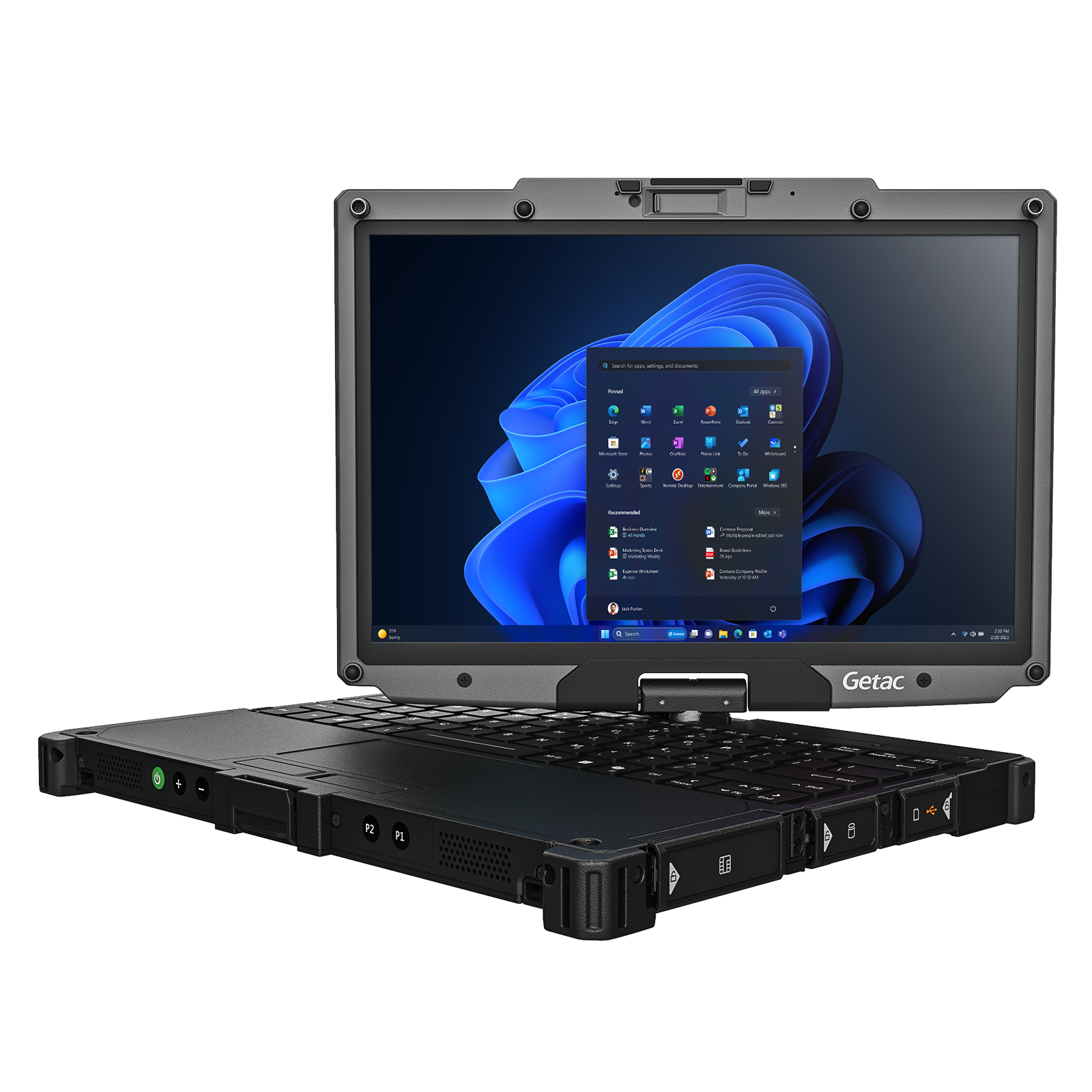 Laptop rugged Getac V120, 12'', Intel Ultra 5, RAM: 16 GB, SSD: 512 GB, RS232, Bluetooth, Ethernet, Wi-Fi 7 (802.11be), Win 11 Professional