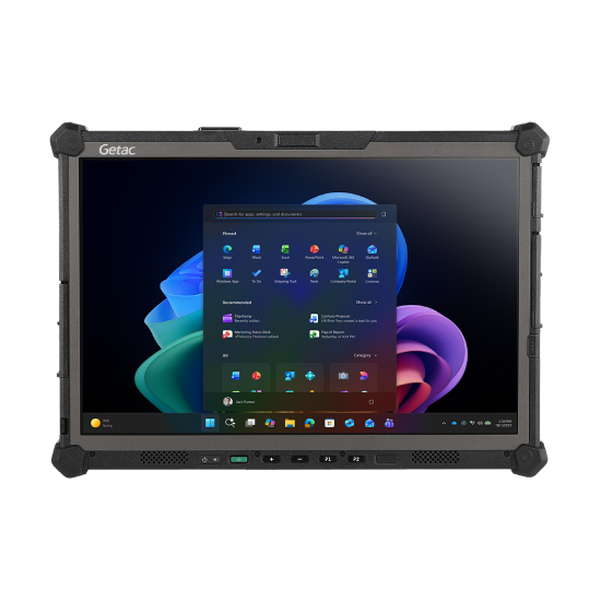 Tableta ultra ruged Getac G140, 14'', GPS, Camera, USB, USB-C, BT, Ethernet, Wi-Fi 7, 5G, Ryzen AI 7 350, SSD, Win. 11 Pro
