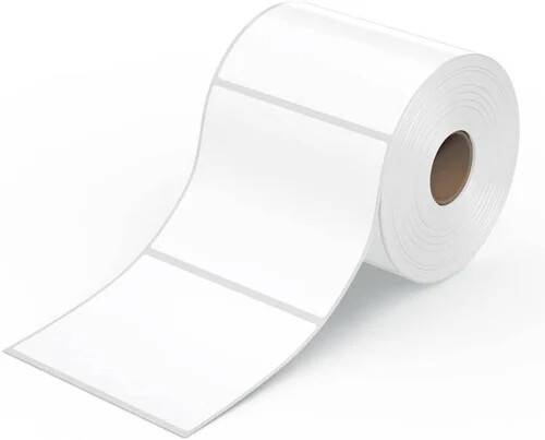 Eticheta Autocolanta POLIPROPILENA ALB PERLAT 100X100 MM - 490BUC