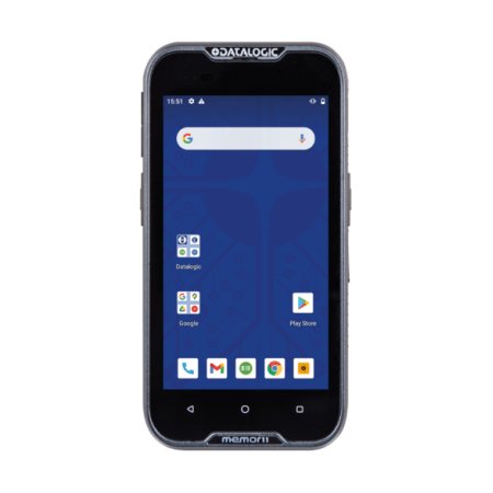 Terminal Datalogic Memor 11, Green Spot, 2D, 5'', GPS, USB-C, BT, Wi-Fi, 4G, NFC, Android, kit (USB), GMS