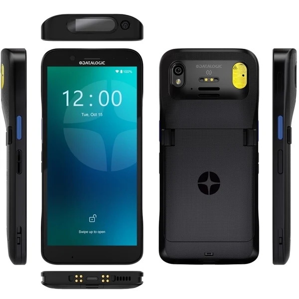 Terminal mobil Datalogic Memor 35, Green Spot, 2D, SR, PTT, USB-C, BT (BLE), Wi-Fi (Wi-Fi), 5G, NFC, Android, GMS, RB, black